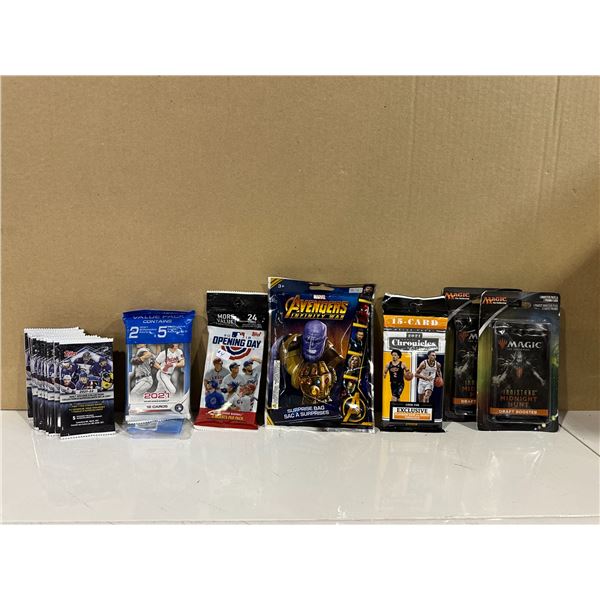 Assortment of Trading Cards and Stickers