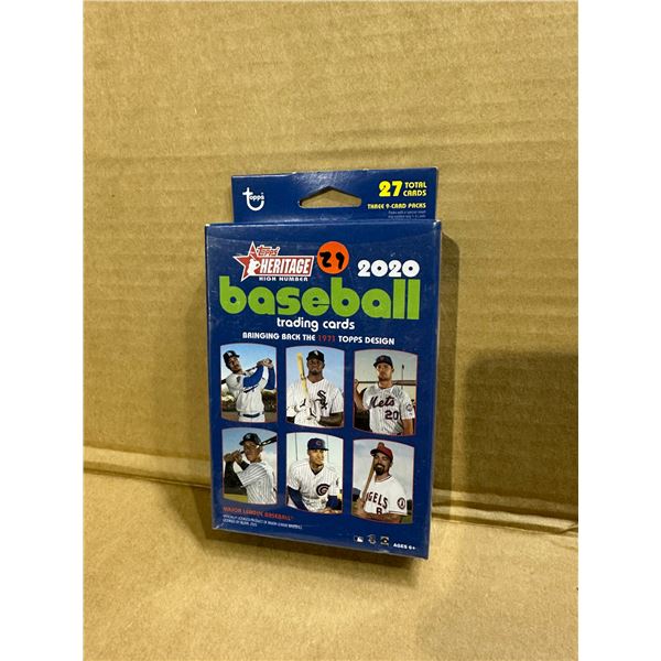 2020 Topps Heritage High Number Baseball Trading Cards Three 9-Card Set