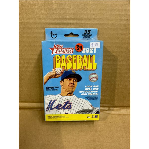 2021 Topps Heritage 2021 Baseball 35-Card Trading Set