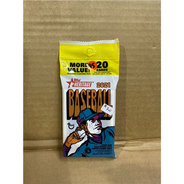 2021 Topps Heritage Baseball 20 Card Value Pack