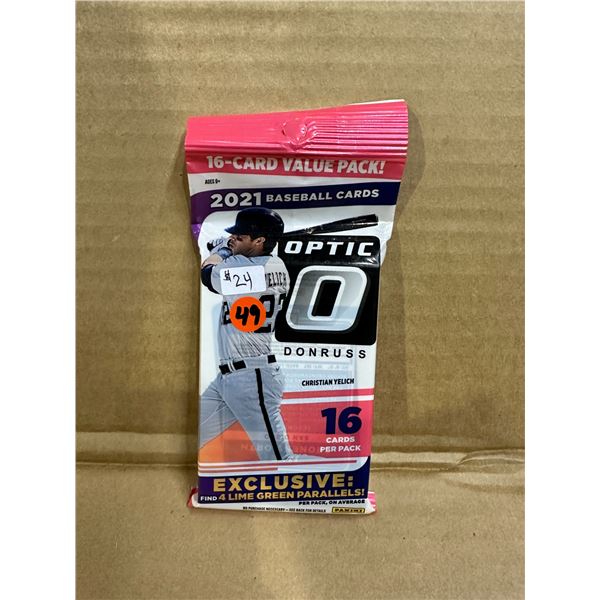 2021 Donruss Optic 16 Card Value Pack