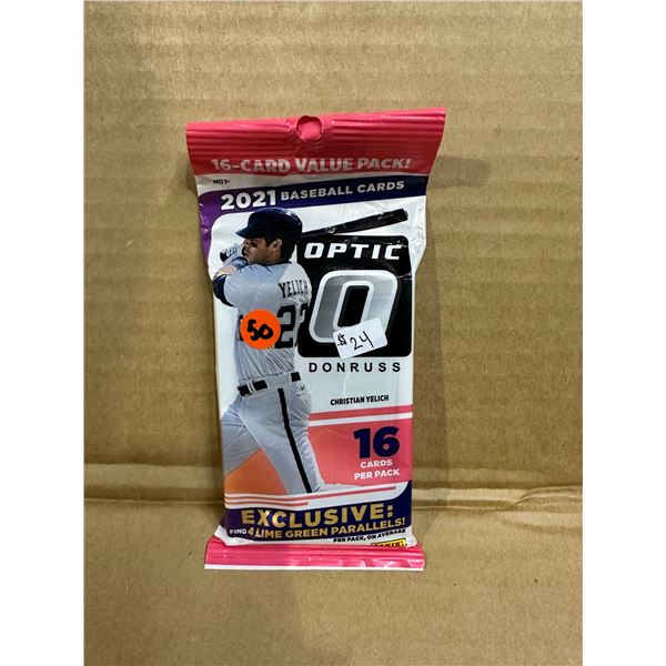 2021 Donruss Optic 16 Card Value Pack