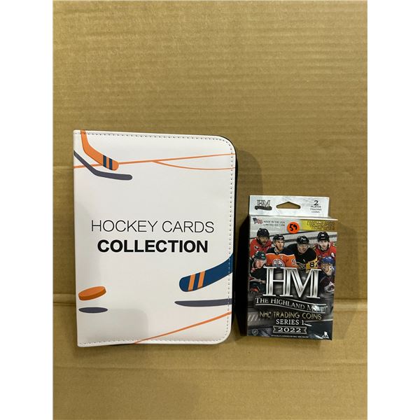 The Highland Mint NHL Trading Coins Series One + Card Binder