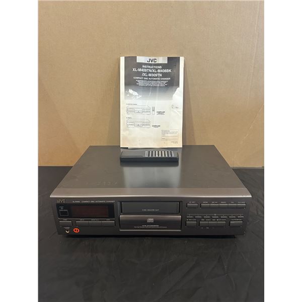 JVC XL-M409 6 Disc Changer - CD Player - W / Remote and Manual