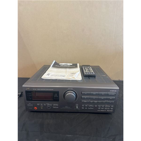 JVC RX-709V AM/FM Digital Synthesizer Stereo Surround With Remote And Manual