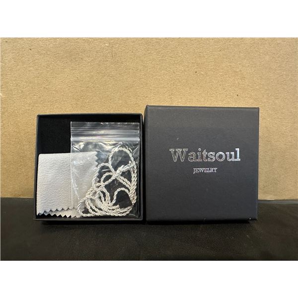 .925 Sterling Silver Rope Chain - 22 Inches