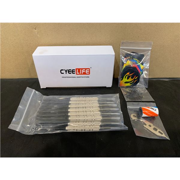 CYEELIFE Steel Darts 20G + Sharpener + Tool + Flights