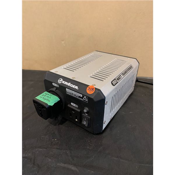 Krieger 350 Watt Transformer - Model: ULT 350 - Works