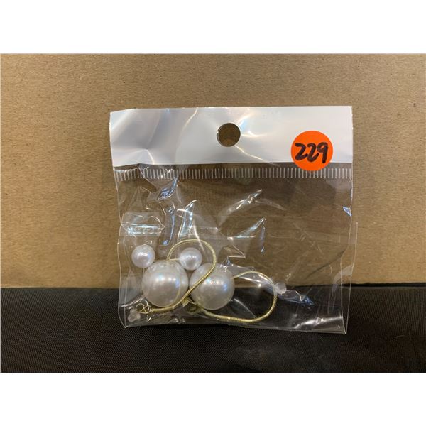 Decorative Earings - Pearl-Like Costume Jewelry