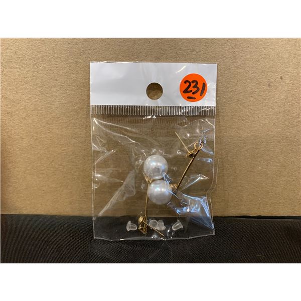 Decorative Earings - Pearl-Like Costume Jewelry