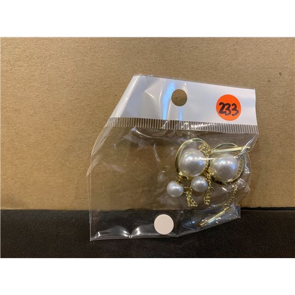 Decorative Earings - Pearl-Like Costume Jewelry