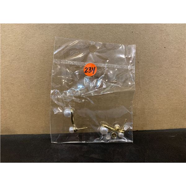 Decorative Earings - Pearl-Like Costume Jewelry