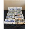 Image 1 : Lot of 10 License Plates - 2 California - 8 BC