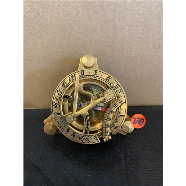 Brass Sundial Compass