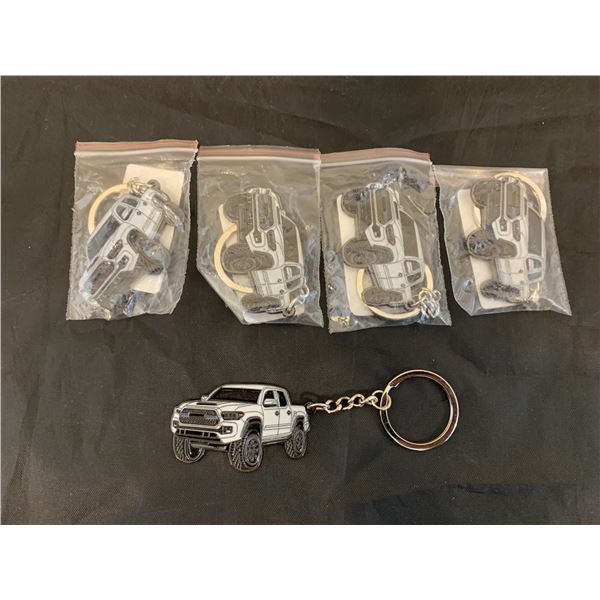 Lot of 5 Toyota Tacoma Key Chains