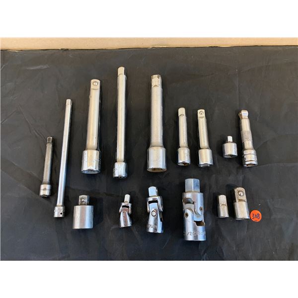 Lot of socket extensions etc