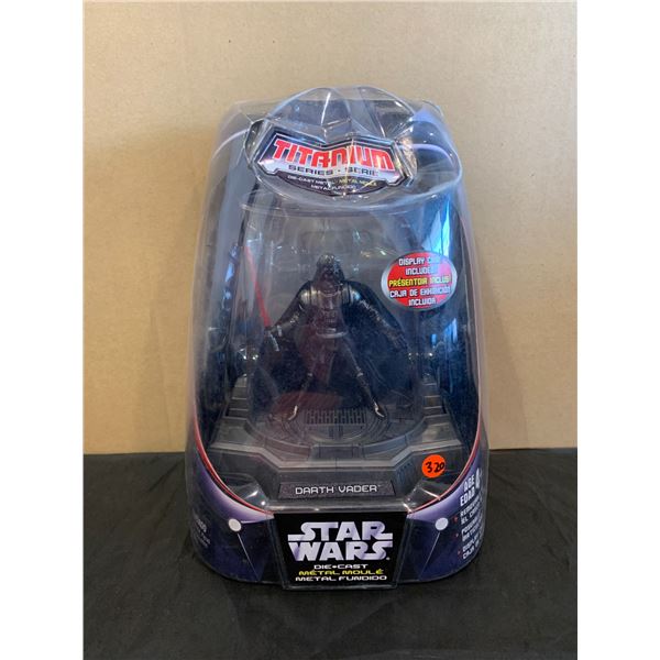 Hasbro Star Wars Titanium Series Die Cast Darth Vader Figure