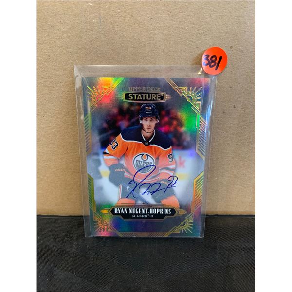 2020-2021 Upper Deck Stature - Ryan Nugent-Hopkins Auto