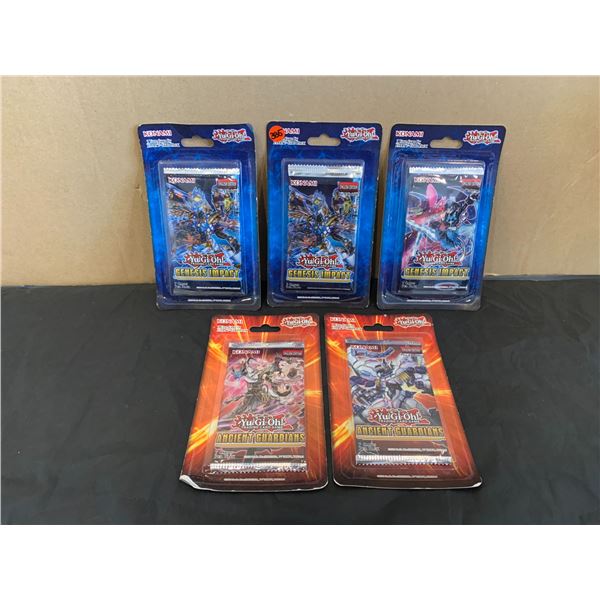 Lot of 5 Yu-Gi-Oh Trading Cards