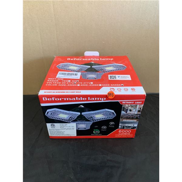 LED Deforamable Garage Light 6000 Lumens