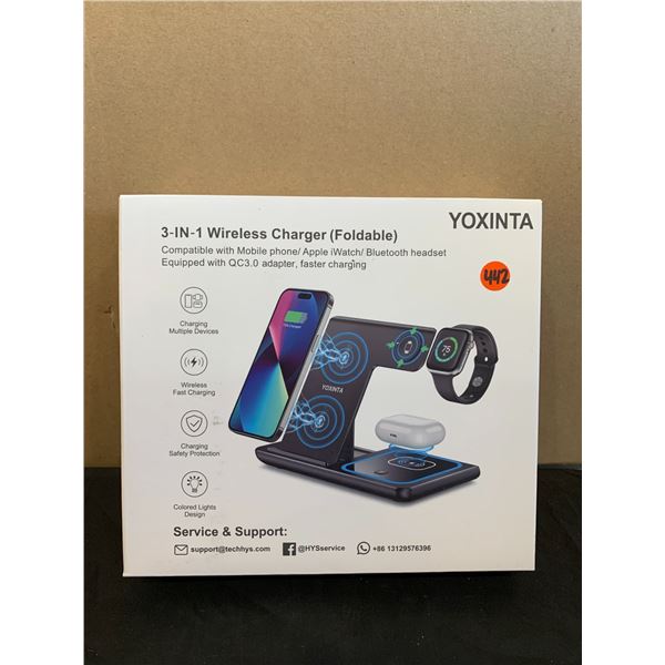 3 in 1 Wireless Charger (Foldable)