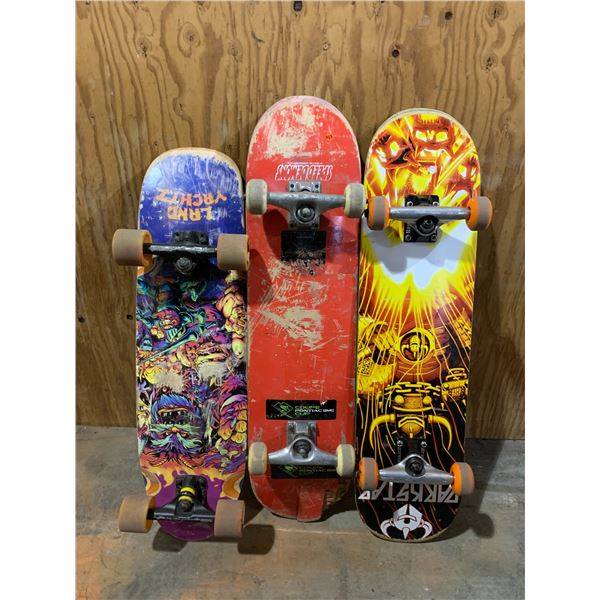 Lot of 3 Skateboards