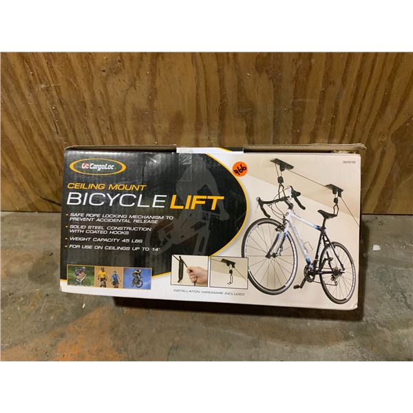 Cargoloc Ceiling Mount Bicycle Lift