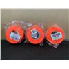 Image 1 : Lot of 3 Stretchable PVC Caution Tape