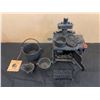 Image 1 : Cast Iron Stove Miniature With Accessories