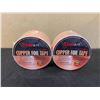 Image 1 : Lot of 2 Terart Copper Foil Tape - 2" x 20 Feet