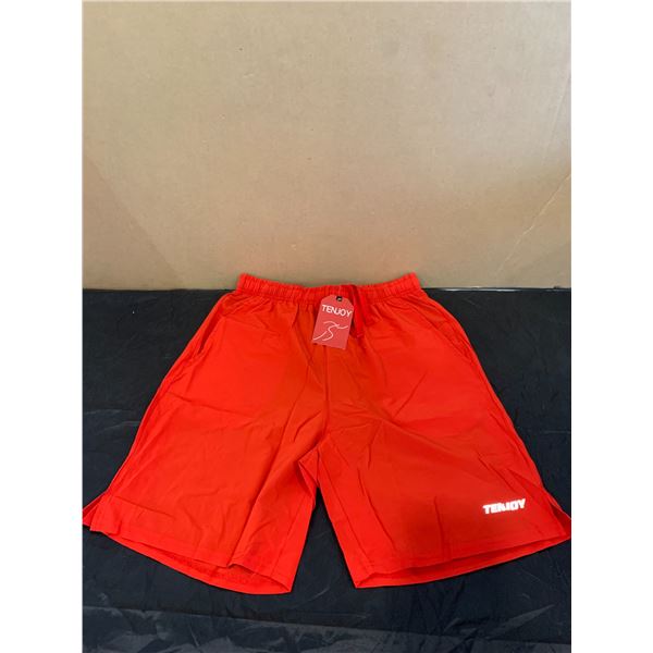 Tenjoy Red Sport Shorts Size S - Adult