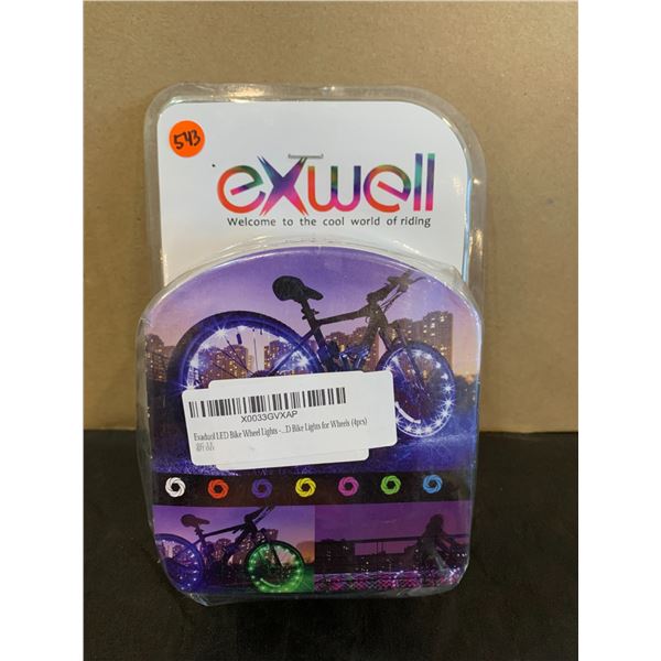 Exwell LED Bike Wheel Lights 4 PCS