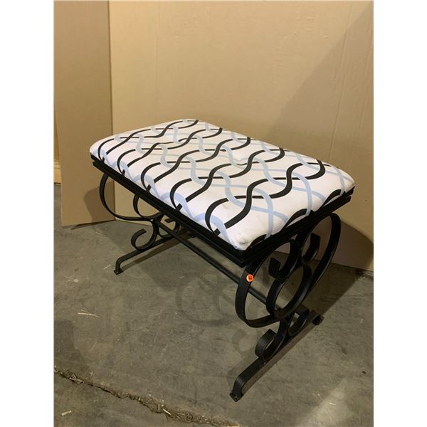 Metal Framed Ottoman