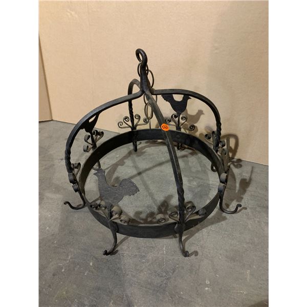 Vintage Forged Iron Charcuterie Hanger