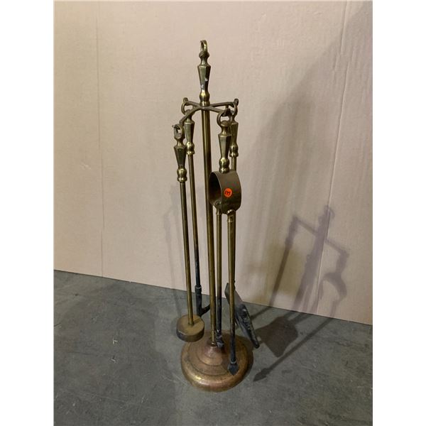 Vintage Brass Fireplace Tools