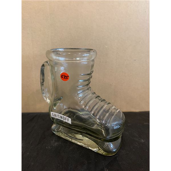 Glass Smirnoff Boot Mug