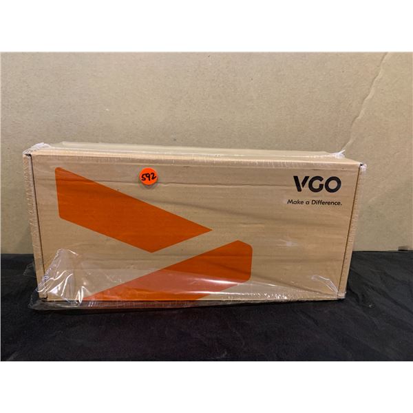 VGO Heavy Duty Gloves with Rubber Knuckles - Blue - XL