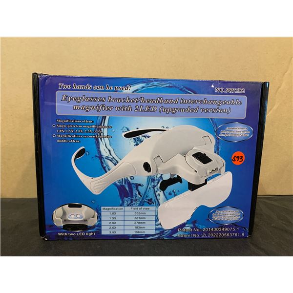 LED Magnifier Glasses
