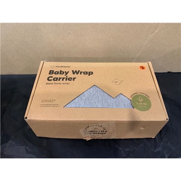 Baby Wrap Carrier - 7 to 35lbs - Grey