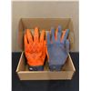 Image 1 : VGO Heavy Duty Gloves with Rubber Knuckles - Orange - L