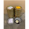 Image 1 : 14 Empty Movie Studio Film Tins 7in and 1 Full
