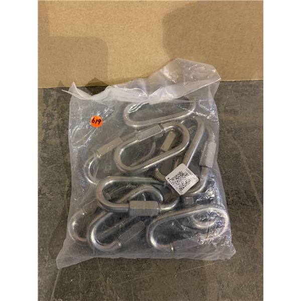 Bag of Quick Link Chain Rope Cable Connector Fastners