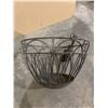 Image 2 : Lot of 4 Vintage Metal Hanger Planter Basket