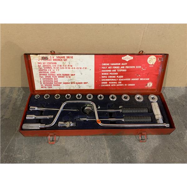Chrome Vanadium Socket Wrench Set