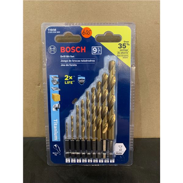 Bosch 9pcs Drill Bit Set