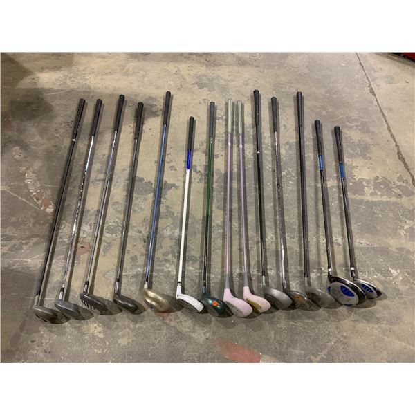 Lot of 14 Assorted Golf Drivers