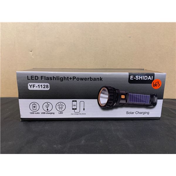 E-Shida LED Flashlight + Powerbank