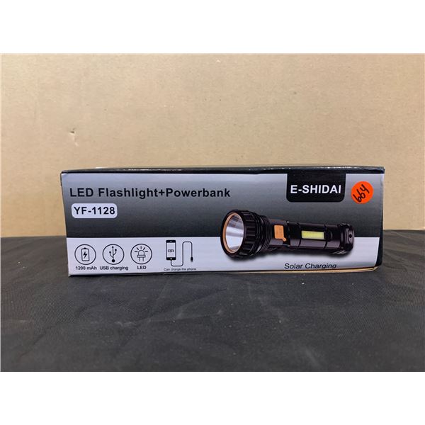 E-Shida LED Flashlight + Powerbank