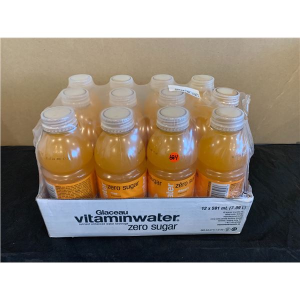 Lot of 12 x 591ml Vitamin Water - Orange