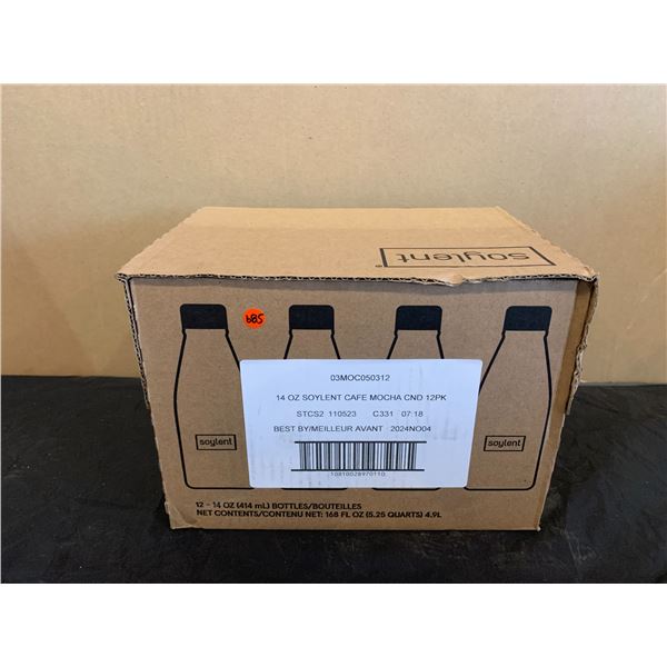 14 OZ Soylent Cage Mocha 12 Pack - Expired